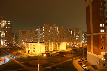 Image showing usual moscow courtyard