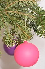 Image showing Christmas balls