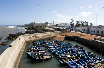 Image showing view of medina and old city essaouira morocco africa