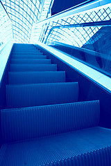 Image showing escalator steps