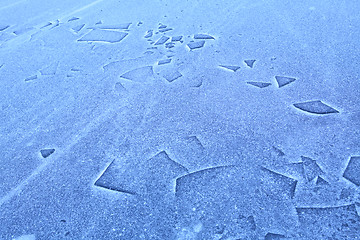 Image showing frozen lake