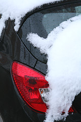 Image showing car under snow