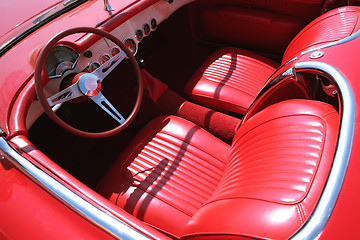 Image showing Red Car 60-70's