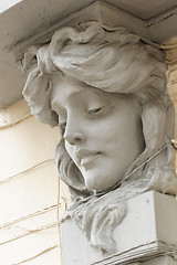 Image showing Sculpture, Woman Face