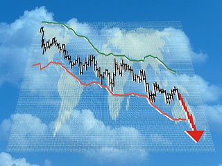 Image showing Financial collapse 