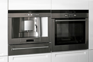 Image showing Oven and coffee