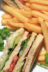 Image showing club sandwich