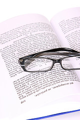 Image showing Book and glasses