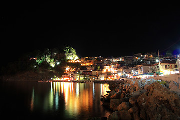 Image showing The village of Parga