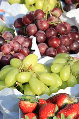 Image showing Fruits on a market place