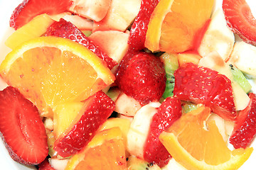 Image showing Fresh fruit salad