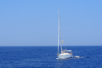 Image showing Sailing yacht