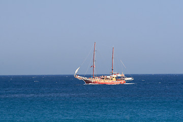 Image showing Sailing yacht