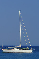 Image showing Sailing yacht