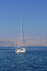 Image showing Sailing yacht