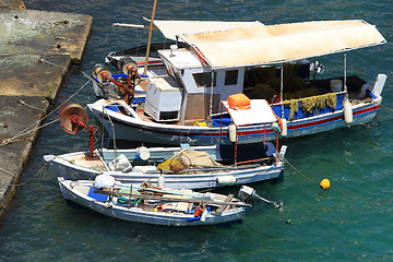 Image showing Fishing boats