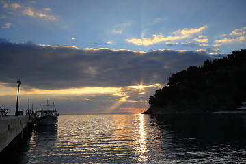 Image showing The village of Parga