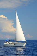 Image showing Sailing yacht