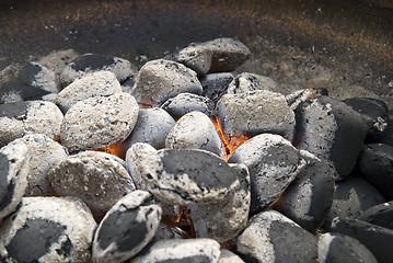 Image showing Glowing coals.