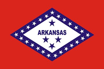 Image showing Arkansas Flag