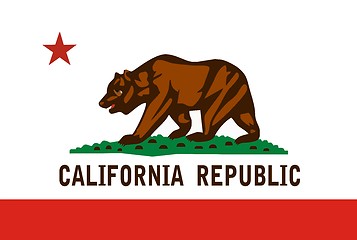 Image showing California State Flag