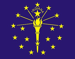 Image showing Indiana Flag