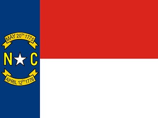 Image showing North Carolina Flag