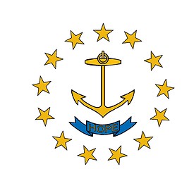 Image showing Rhode Island Flag