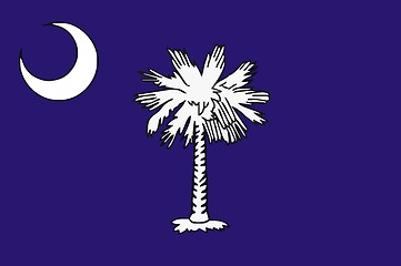 Image showing South Carolina Flag