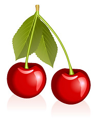Image showing Cherries