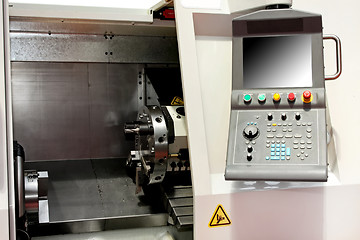 Image showing Automatic lathe