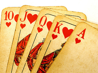 Image showing royal flush