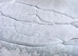 Image showing Crack in the Ice Field