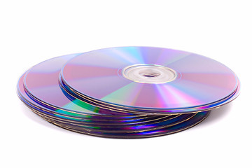 Image showing stack of DVD's