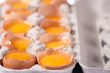 Image showing raw eggs