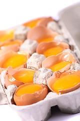 Image showing raw eggs