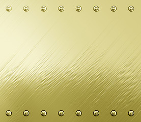 Image showing golden metal background texture