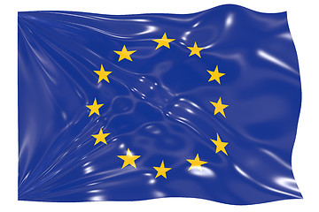 Image showing flag of europe