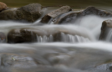 Image showing water over rocks in the stream