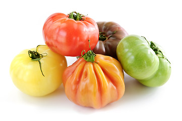Image showing Heirloom tomatoes