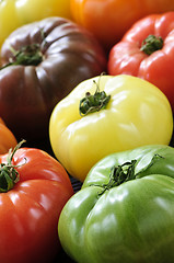 Image showing Heirloom tomatoes