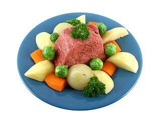 Image showing Beef Brisket And Vegetables