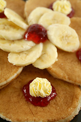 Image showing Butter And Jam Pancakes 2