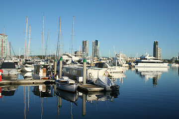 Image showing Southport Marina Gold Coast Australia