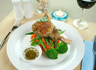 Image showing Crumbed Lamb Cutlets