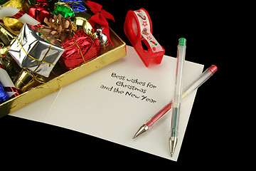 Image showing Wrapping Christmas Presents