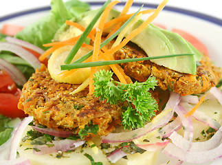 Image showing Carrot And Tuna Patties