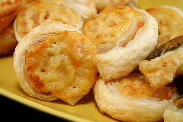 Image showing Cheese And Ham Scrolls