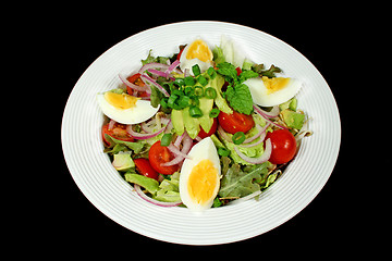 Image showing Egg And Avocado Salad