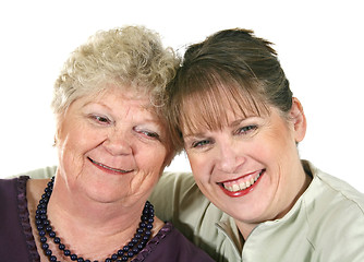 Image showing Older Mother And Daughter